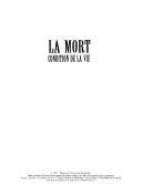 Cover of La mort by Colette Gendron