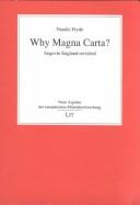 Front cover of Why Magna Carta? by Natalie Fryde