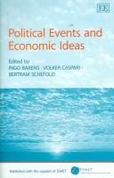 Front cover of POLITICAL EVENTS AND ECONOMIC IDEAS; ED. BY INGO BARENS by EUROPEAN SOCIETY FOR THE HISTORY OF ECONOMIC