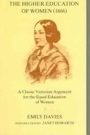 Cover of The higher education of women by Davies, Emily