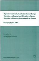 Front cover of Migration and intercultural education in Europe by Ulrike Pörnbacher