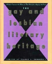 Cover of The Gay and Lesbian Literary Heritage by Claude J. Summers