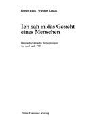 Front cover of Ich sah das Gesicht eines Menschen by Dieter Bach
