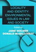 Cover of Locality and identity by Jane Holder
