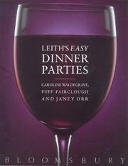 Cover of Leith's easy dinner parties by Caroline Waldegrave