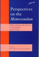Cover of Perspectives on the Memorandum by Helen Westcott