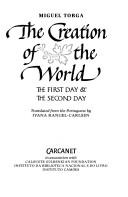 Cover of A criação do mundo by Miguel Torga
