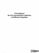 Front cover of Proceedings of the First International Conference on Difference Equations by International Conference on Difference Equations (1st 1994 Trinity University)