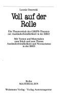 Front cover of Voll auf der Rolle by Leonie Ossowski