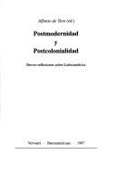 Front cover of Postmodernidad y postcolonialidad by Alfonso de Toro