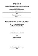 Front cover of Lanzelet by Ulrich von Zatzikhoven