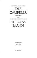 Cover of Der Zauberer by Peter de Mendelssohn