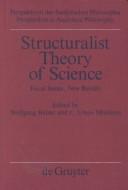 Front cover of Structuralist theory of science by Balzer, Wolfgang