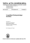 Front cover of Leopoldina-Förderpreisträger berichten by Alfred Schellenberger