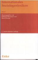 Front cover of Internationales Soziologenlexikon by Wilhelm Bernsdorf
