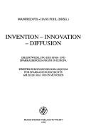 Front cover of Invention, Innovation, Diffusion by Europäisches Kolloquium für Sparkassengeschichte (2nd 1990 Munich, Germany)