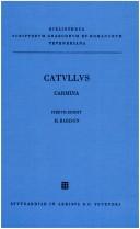 Front cover of Catulli Veronensis carmina by Gaius Valerius Catullus