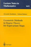 Front cover of Geometric methods in degree theory for equivariant maps by Alexander Kushkuley