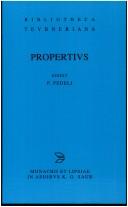 Cover of Elegiarum Libri IV by Sextus Propertius