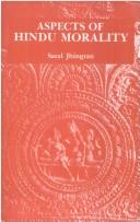Front cover of Aspects of Hindu Morality by Saral Jhingran