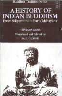 Front cover of History of Indian Buddhism by Akira Hirakawa
