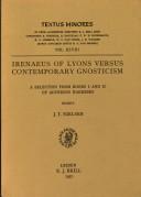 Cover of Nouveaux fragments arméniens de l'Adversus haereses et de l'Epideixis by Saint Irenaeus, Bishop of Lyon