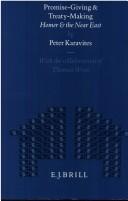 Front cover of Promise-giving and treaty-making by Peter Karavites