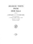 Front cover of Aramaic Texts from Deir Alla (Ancient Near East) by Unknown