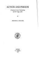 Cover of Action and person by Michael G. Baylor