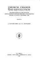 Front cover of Church, change, and revolution by Johannes van den Berg