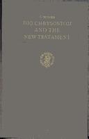 Front cover of Dio Chrysostom and the New Testament by G. Mussies
