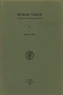 Cover of Human Value by John M. Rist