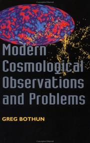 Cover of Modern cosmological observations and problems by Greg Bothun