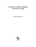 Cover of A glossary of Indian religious terms and concepts by Narendra Nath Bhattacharyya