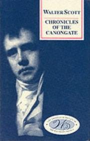 Front cover of Chronicles of the Canongate by Sir Walter Scott