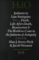 Front cover of Judaism in Late Antiquity by Alan J. Avery-Peck