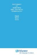 Front cover of Dictionary of Scientific and Technical Terminology by Unknown