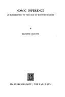Cover of Nomic inference by Salvator Cannavo