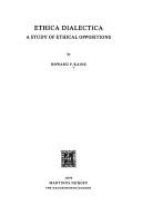 Cover of Ethica dialectica by Howard P. Kainz