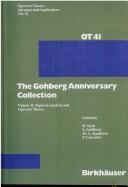 Cover of The Gohberg anniversary collection by Gohberg, I.
