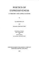 Front cover of Poetics of expressiveness by Shcheglov, I͡U. K.