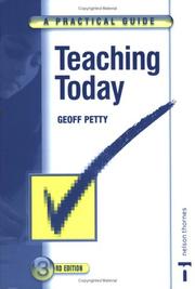 Cover of Teaching Today by Geoffrey Petty
