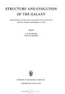 Front cover of Structure and Evolution of the Galaxy by L.N. Mavridis