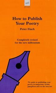 Cover of How to Publish Your Poetry (Allison & Busby Writers' Guides) (Allison & Busby Writers' Guides) by Peter Finch