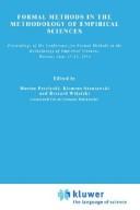 Front cover of Formal methods in the methodology of empirical sciences by Conference for Formal Methods in the Methodology of Empirical Sciences Warsaw 1974.