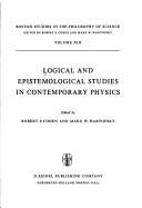 Front cover of Logical and epistemological studies in contemporary physics by Marx W. Wartofsky