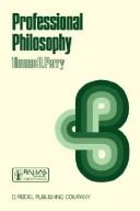 Cover of Professional philosophy by Perry, Thomas D.