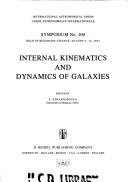 Front cover of Internal kinematics and dynamics of galaxies by E. Athanassoula