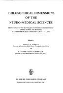 Front cover of Philosophical dimensions of the neuro-medical sciences by Trans-disciplinary Symposium on Philosophy and Medicine (2nd 1975 University of Connecticut Health Center)