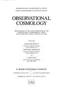 Front cover of Observational cosmology by International Astronomical Union. Symposium